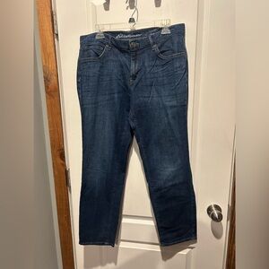 Eddie Bauer Indigo Boyfriend Slim Fit Jeans Sz 12